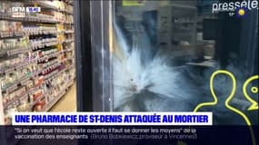 Seine-Saint-Denis: une pharmacie attaquée au mortier, l'auteur des faits interpellé 