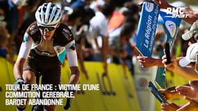 Tour de France : Victime d'une commotion cérébrale, Bardet abandonne