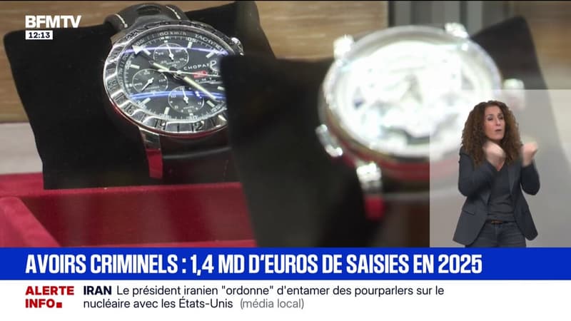 +11% par rapport à 2024: les saisies d'avoirs criminels ont représenté 1,44 milliard d'euros en 2025