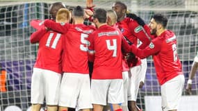 La joie de Rouen après sa victoire face à Metz