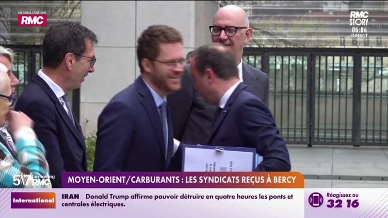 Moyen-Orient/Carburants : les syndicats reçus à Bercy