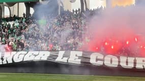 C'était le feu à l'entraînement de l'AS Saint-Etienne ce samedi 19 avril 2025, à la veille du derby