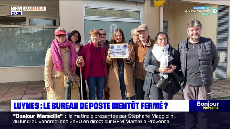 Bouches-du-Rhône: les habitants de Luynes se mobilisent contre la fermeture du bureau de poste