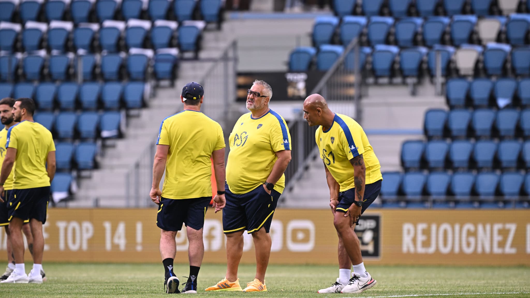 Christophe Urios avant le barrage Bayonne-Clermont, le 13 juin 2025.