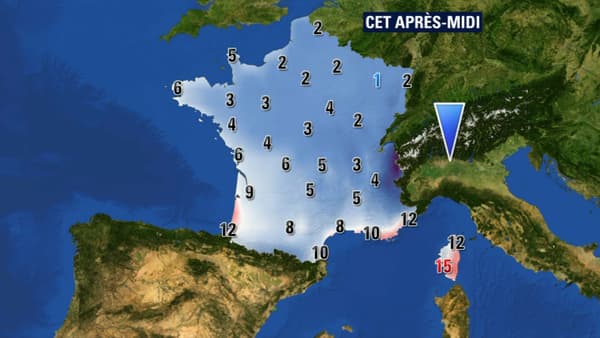 Les températures pour le jeudi 13 novembre. Les températures pour le jeudi 13 novembre.