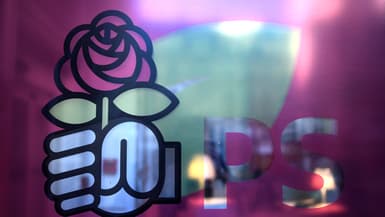 Photo d'illustration du logo du Parti socialiste.