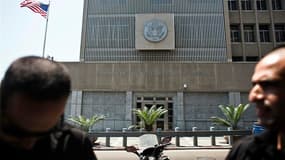 L'ambassade des Etats-Unis à Tel Aviv, en Israël. Les Etats-Unis ont conseillé vendredi la prudence aux ressortissants américains à l'étranger, évoquant un risque accru d'attentats d'Al Qaïda au mois d'août, notamment au Proche-Orient et en Afrique du Nor