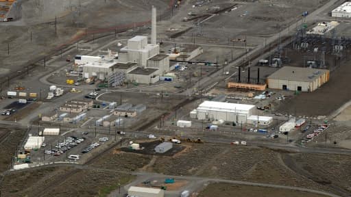 Le site de stockage de déchets nucléaires de Hanford, le 21 mars 2011, dans l'Etat de Washington