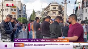 Hôpital Gaza: "jour de colère" dans le monde arabe