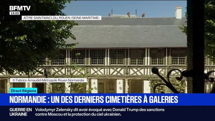 L'aître de Saint-Maclou de Rouen est l'un des derniers cimetières à galeries de France