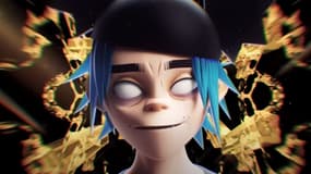 Gorillaz dans le clip de leur nouveau single "New Gold" en collaboration avec Tame Impala, sorti le 1er septembre 2022. 