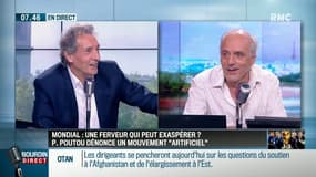 Scènes de fête lors du Mondial: sur RMC, Philippe Poutou dénonce un mouvement "artificiel"