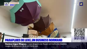 Parapluies de luxe, un business normand