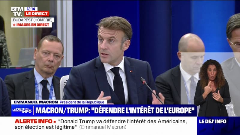 Emmanuel Macron à propos de l'Europe: 