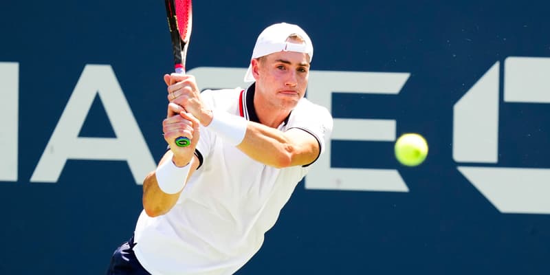 John Isner à l'US Open, le 30 août 2022