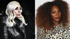 Lady Gaga et Serena Williams