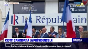Alpes-Maritimes: Eric Ciotti officialise sa candidature à la présidence des Républicains