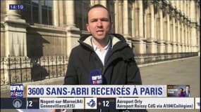 3.600 sans-abri recensés à Paris