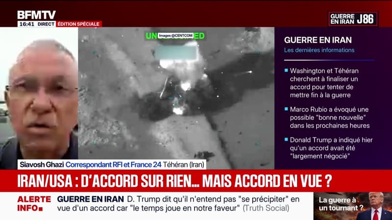 Donald Trump assure que les négociations avec l'Iran "se déroulent de manière ordonnée et constructive"