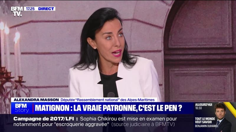 Alexandra Masson (RN), à propos du recadrage d'Antoine Armand: 