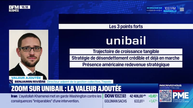 Valeur ajoutée : Ils apprécient : UNIBAIL - 18/06