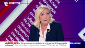 Marine Le Pen sur la "dédiabolisation" du RN: "Nous avons durant des années travaillé à nous montrer tels que nous sommes"