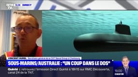 Sous-marins: pour le secrétaire général de la CGT Naval Group à Cherbourg, "il est hors de question que les salariés payent la facture"