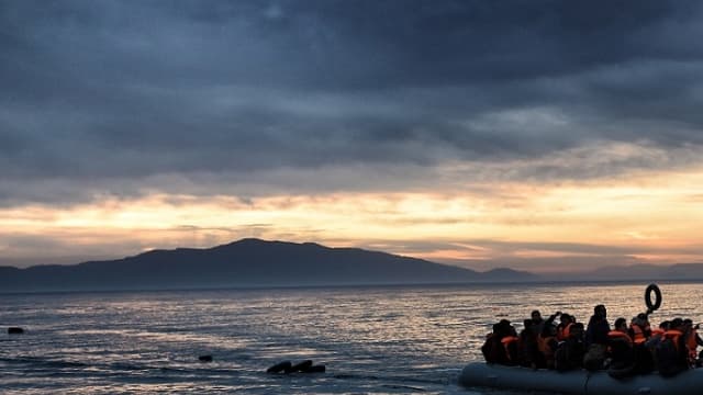 Les réfugiés affluent sur l'île grecque de Lesbos (photo d'illustration).