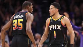 Kevin Durant et Devin Booker