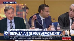 Alexandre Benalla aux sénateurs: "Je ne vous ai pas menti"