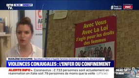 Violences conjugales: "On a 5 fois plus de signalements sur la plateforme du gouvernement", déclare Marlène Schiappa