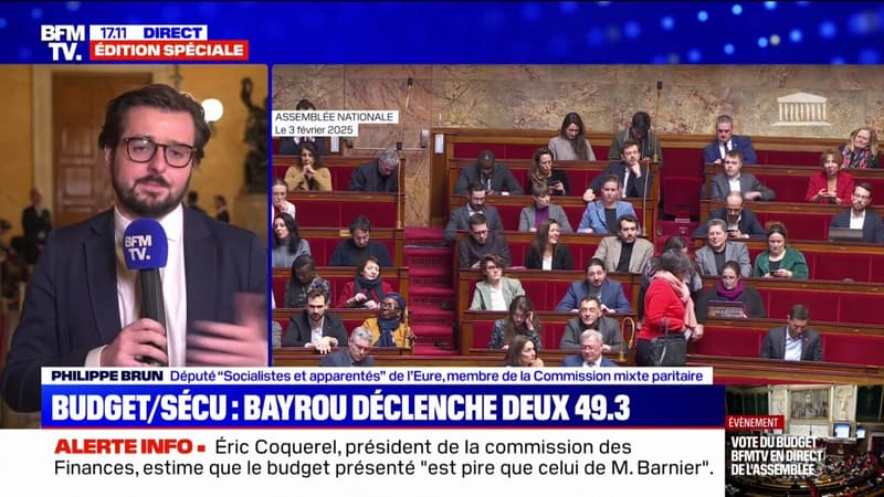 Philippe Brun (PS) explique pourquoi son parti ne votera pas la censure du gouvernement Bayrou