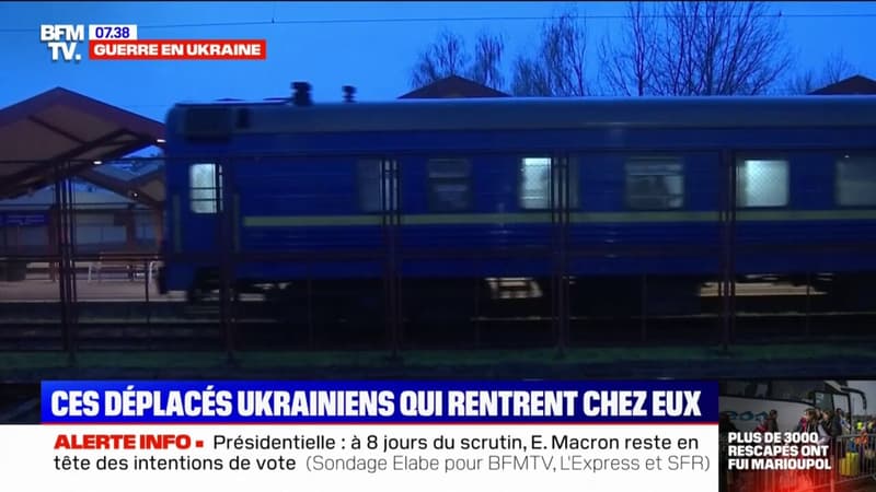 37 jours après le début de l'invasion russe, certains déplacés ukrainiens retournent chez eux