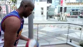 Le panier ultra-longue distance d’un Harlem Globetrotters