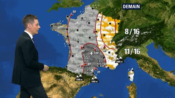 Le temps dimanche après-midi. Le temps dimanche après-midi.