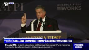 Stallone "admiratif" de Trump qu'il compare à "un deuxième George Washington"