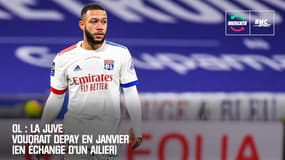 OL : La Juve voudrait Depay en janvier (en échange d'un ailier)