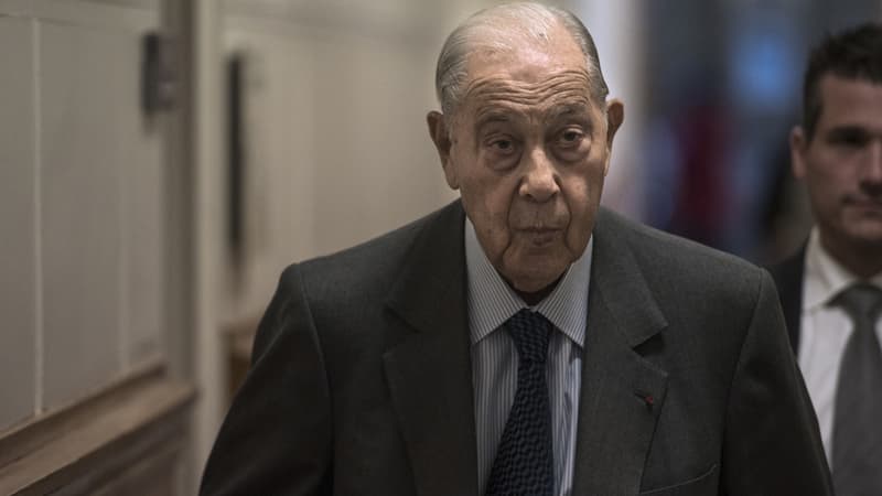 Charles Pasqua le 8 avril 2014 à Paris.