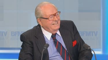 Jean-Marie Le Pen, président d'honneur du Front national.
