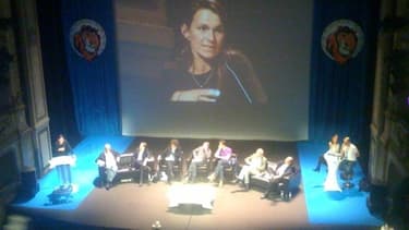 Aurélié Filippetti a été vivement applaudie après son discours de Dijon