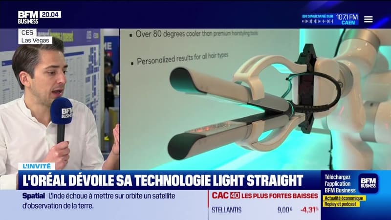 Adrien Chrétien (L'Oréal Groupe) : L'Oréal dévoile un appareil de coiffure à lumière infrarouge - 12/01