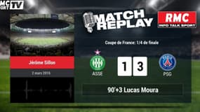 ASSE-PSG (1-3): le Goal Replay avec le son RMC Sport