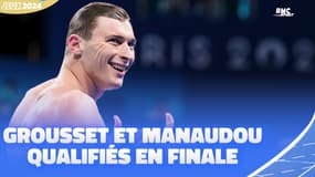 JO 2024 / Natation (50m nage libre) "J'ai su rebondir", ça passe pour Grousset et Manaudou qualifiés en finale