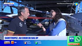 Ce matin on avait rendez-vous à Saint-Tropez pour le retour du Sail GP ce week-end