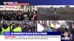 Paris: le black bloc qui se trouvait sur les Grands Boulevards a été dispersé par les forces de l'ordre