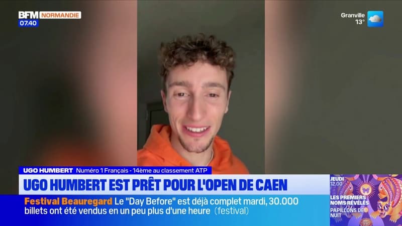 Tennis: Ugo Humbert est prêt pour l'Open de Caen