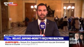 Éric Dupond-Moretti relaxé: "Pourquoi ce personnage au bilan aussi désastreux est-il maintenu à son poste?" interroge Julien Odoul, député RN de l'Yonne