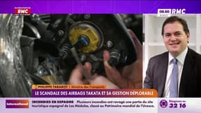 Airbags Takata : "Le ministère des Transports a fait plus en 7 mois que n'importe qui en 10 ans", affirme Philippe Tabarot, ministre des transports