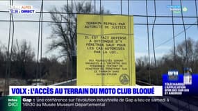Volx: l'accès au terrain du moto club est bloqué