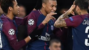 Neymar, Kylian Mbappé et Dani Alves